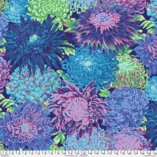 Bild på Japanese Chrysanthemum - Blue Classics PJ041.bluex Philip Jacobs for the Kaffe Fassett Collective