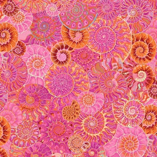 Bild på Kaffe Fassett Collective Ammonites  PWPJ128-PINK