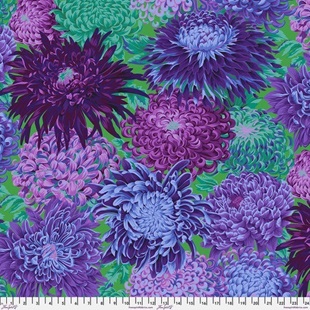 Bild på Japanese Chrysanthemum -  Classics PJ041.Purpl Philip Jacobs for the Kaffe Fassett Collective